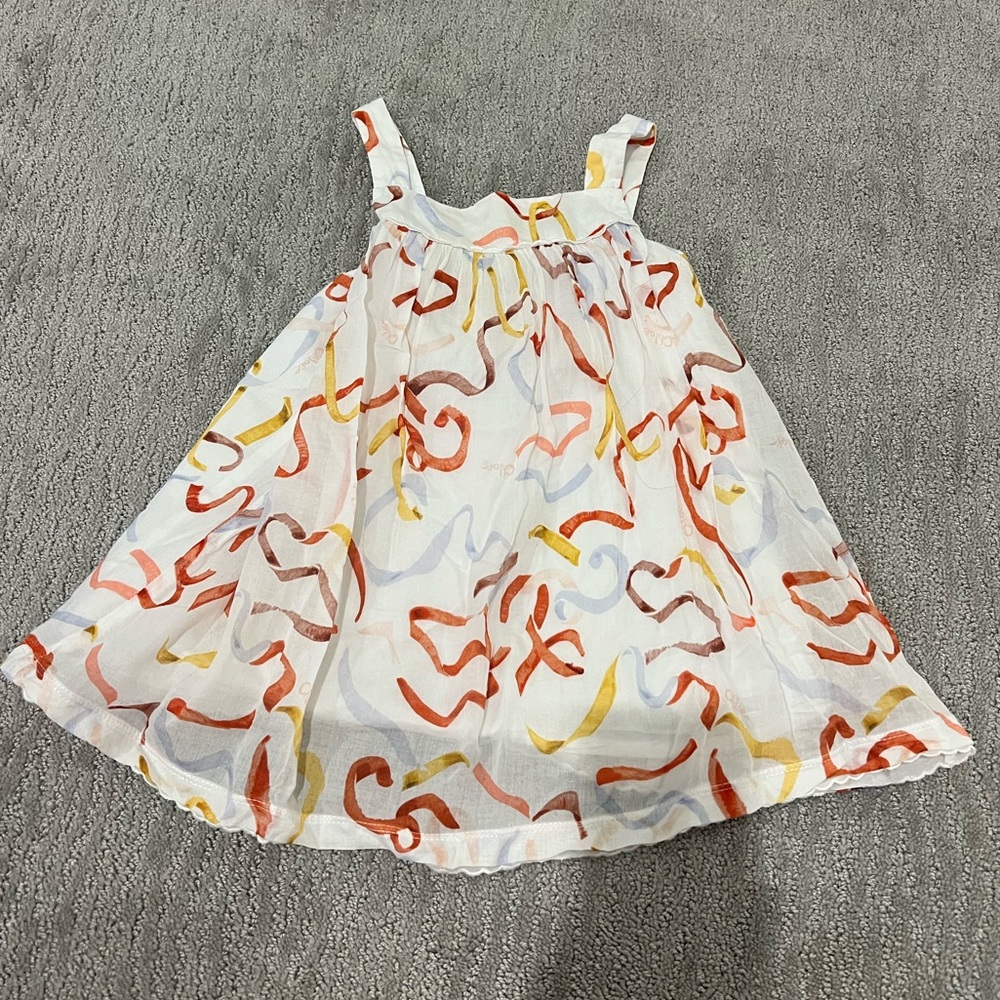 Chloe toddler girls white dress